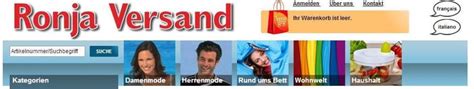 ronja versand online shop